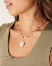 Pieces pearl and ball necklace in gold | ASOS