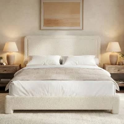 Dyonery Boucle Bed Frame