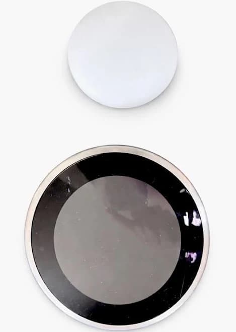 Google Nest Learning Thermostat Wi-fi Programmable Circular Black &