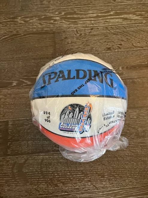 Official Spalding 1998 Nba York All Star Game Money Ball Leather