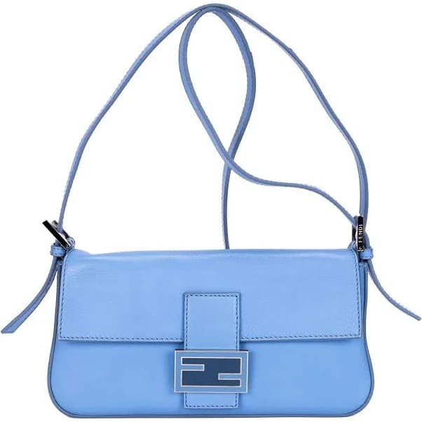 Fendi Baguette Leather Shoulder Bag