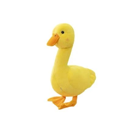 Yellow Duck Plush Toy, Soft Duckling Stuffed Animal, Cuddly Farm Animal Doll, Cute Waterfowl Plushie for Home Decor, Soft Yellow Duck Ornament for