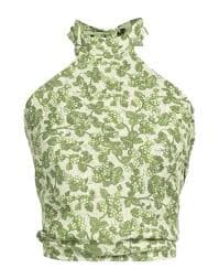 Etro Halterneck Top In Green - 60% Off | Editorialist