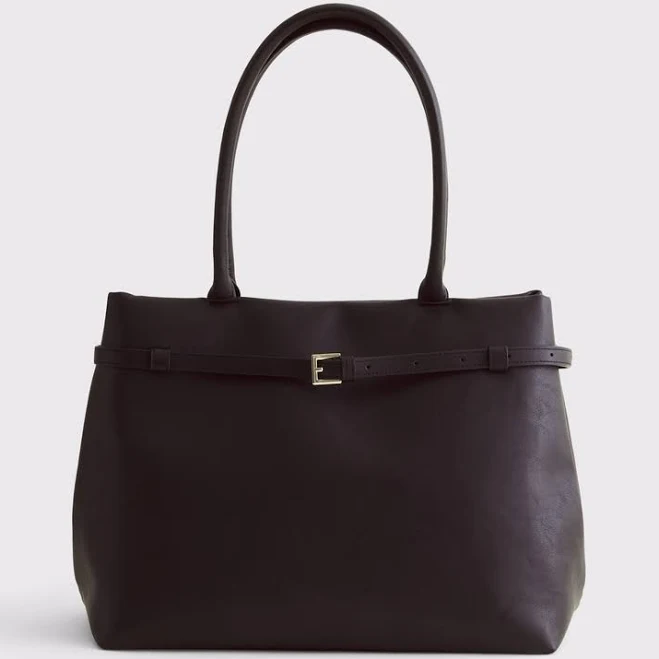 Abercrombie & Fitch Women's Modern Belted City Tote Bag