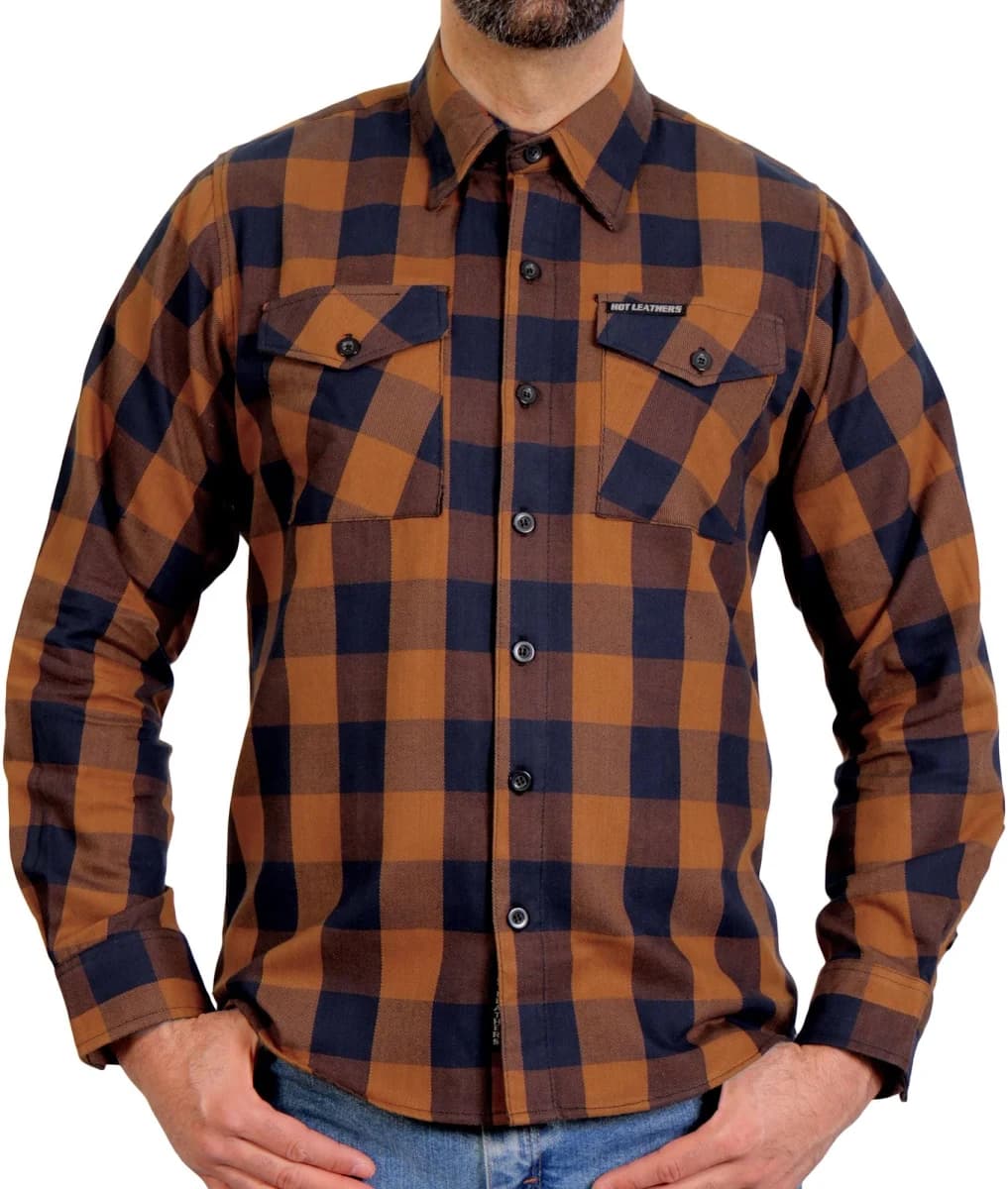 Hot Leathers Men's Long Sleeve Flannel Shirt