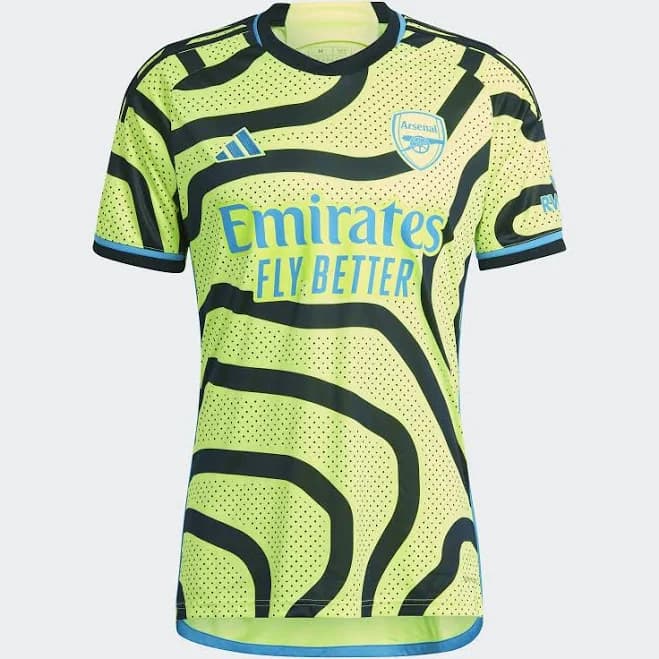 adidas Arsenal 23/24 Away Jersey | Men's Team Solar Yellow 2 / Black / S
