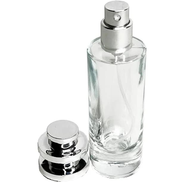 30ml 1oz perfume cylinder glass Spray Bottles tower cap 5 / Silver