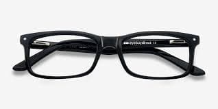 Mandi Rectangle Black Full Rim Eyeglasses | Eyebuydirect