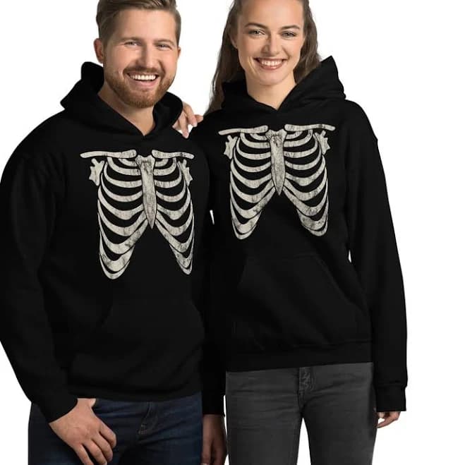 Skeleton Rib Cage Hoodie