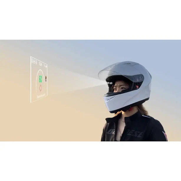 Motoeye E6+ Android Auto HUD for Motorcycle EUC Front-Facing Camera Only