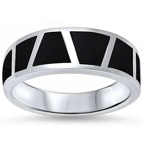Sonara Jewelry .925 Sterling Silver Black Onyx Ring