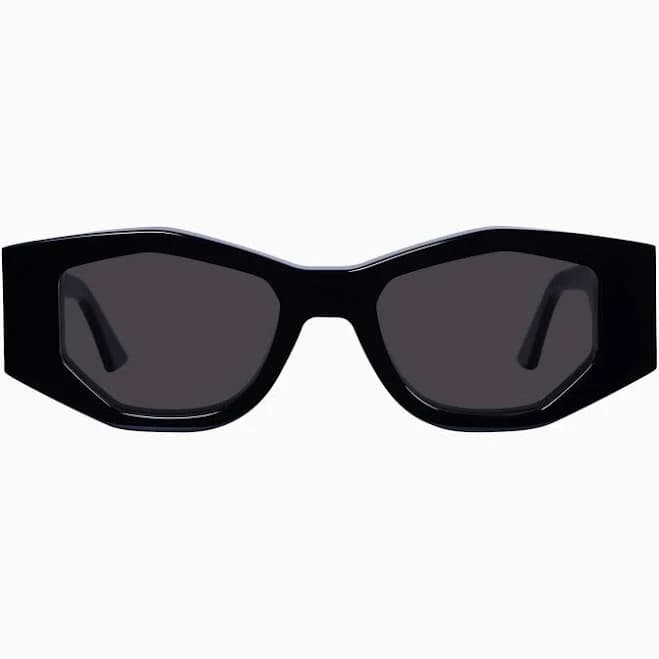 Valiant Gloss Black W. Silver Metal / Black Lens