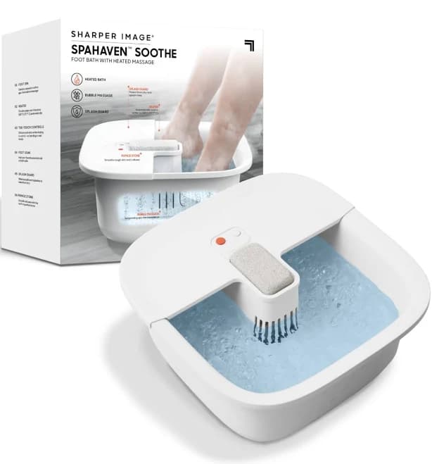 Sharper Image Heated Massage Foot Bath