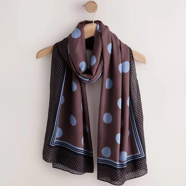 Women's Polka Dot Lightweight Scarf