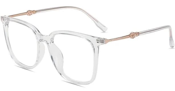 Firmoo Clear Square Prescription Glasses Frame S16734