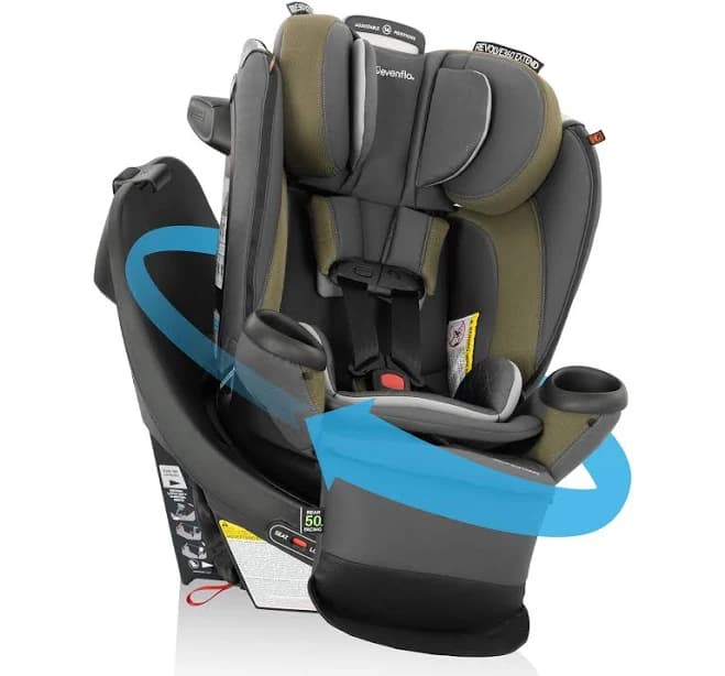 Evenflo Revolve360 Extend All-in-One Rotational Car Seat with SensorSafe