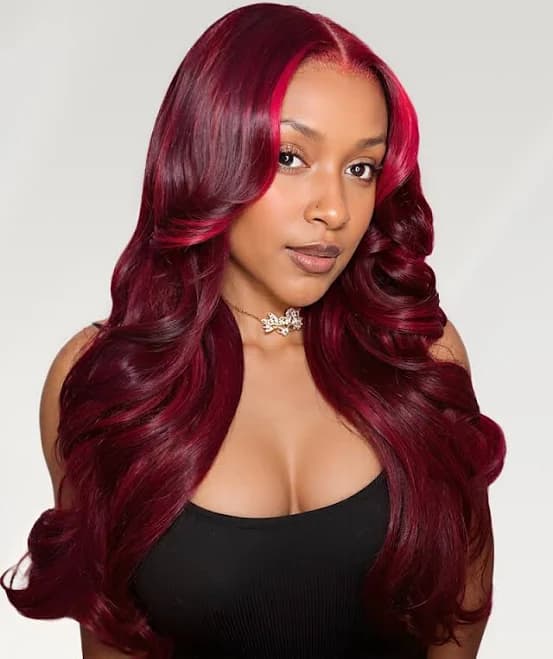 Arabella Invisible Knots Glueless Loose Body Wave Lace Wig
