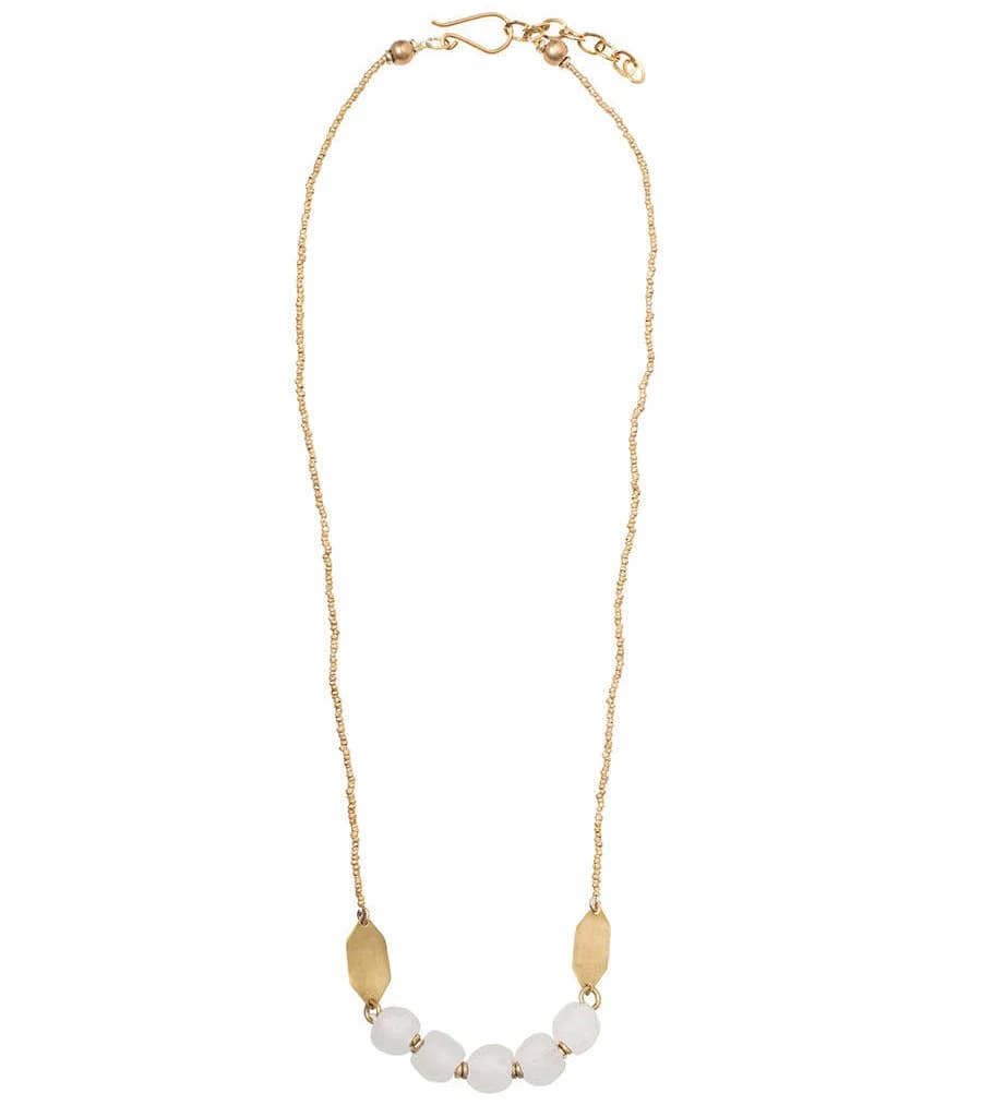 Kisiwa Glass Beaded Necklace