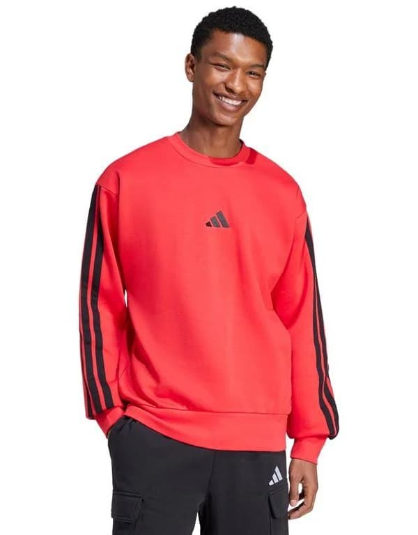 adidas Men's Essentials 3-Stripes Fleece Sweatshirt