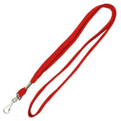 pinmart Red Tube Lanyard Red