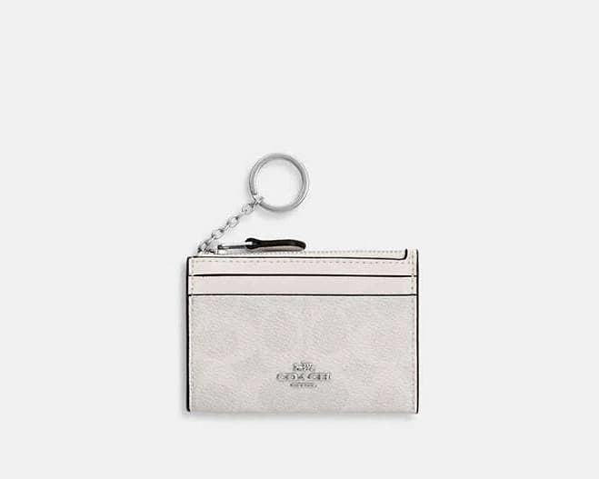 Coach Women's Mini Skinny ID Case in Signature Canvas