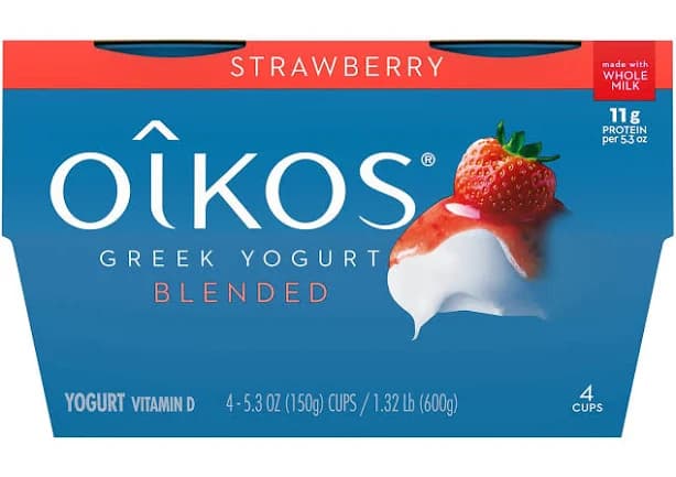 Oiko Strawberry Greek Yogurt 4oz (Pack of 24)