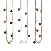 Tiny Disc Rose Gold Necklace