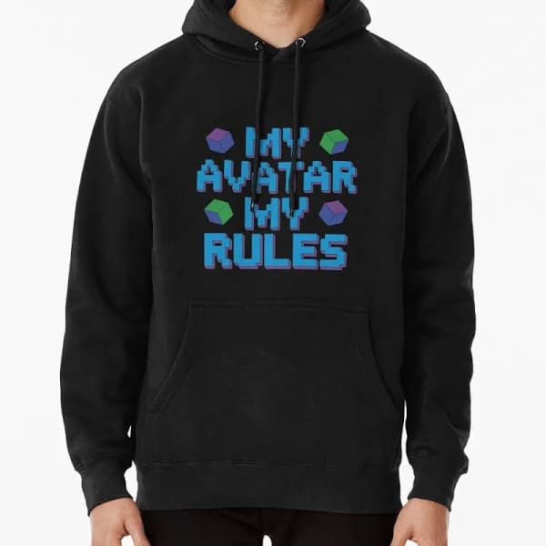 Roblox My Avatar, My Rules Pullover Hoodie