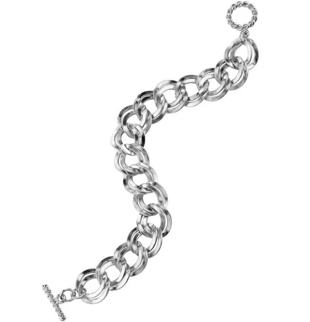 2028 Jewelry Curb Link Chain Toggle Bracelet