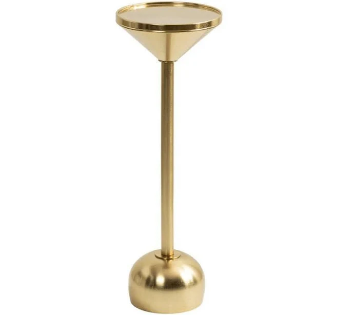 Kate and Laurel Frisk Modern Round Drink Table