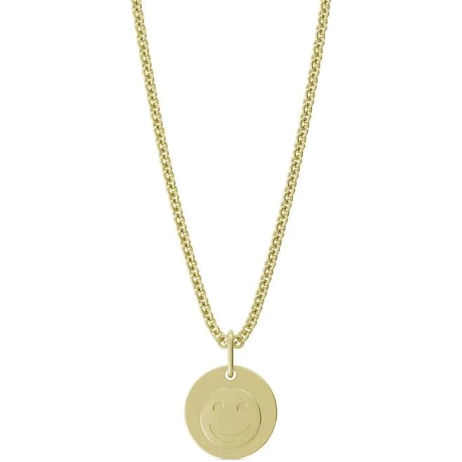 Happy Face Coin Pendant