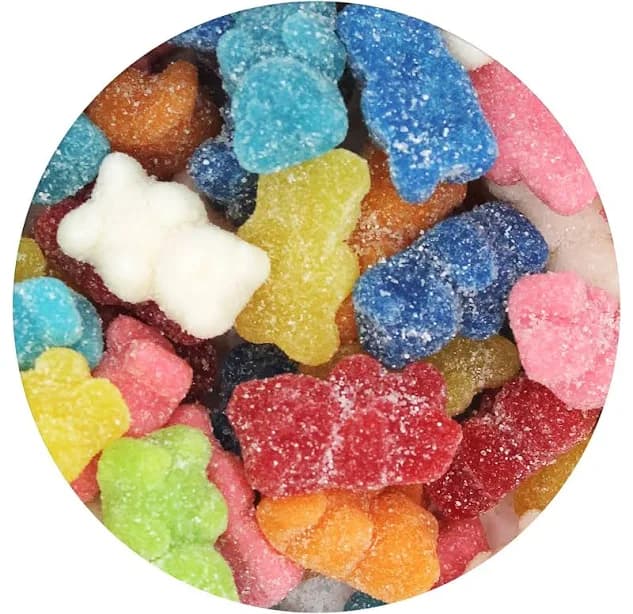 Orange Gummy Bears Sugared Orange Candy Flavored