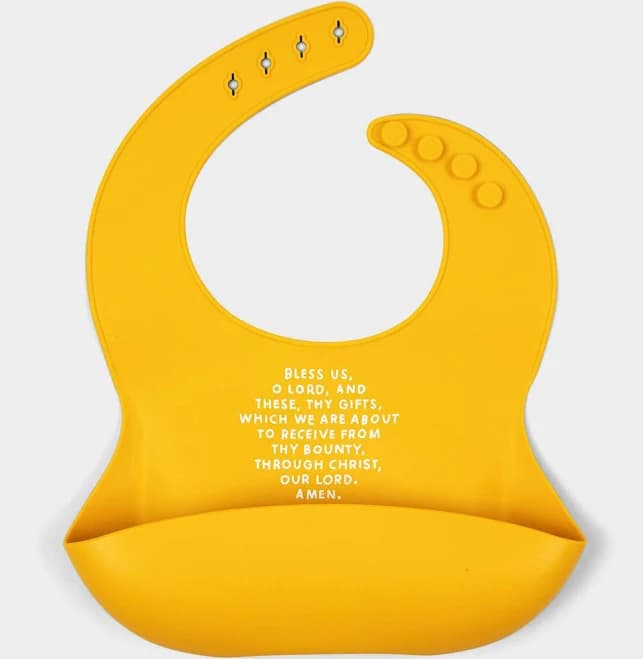 Meal Blessing Silicone Bib