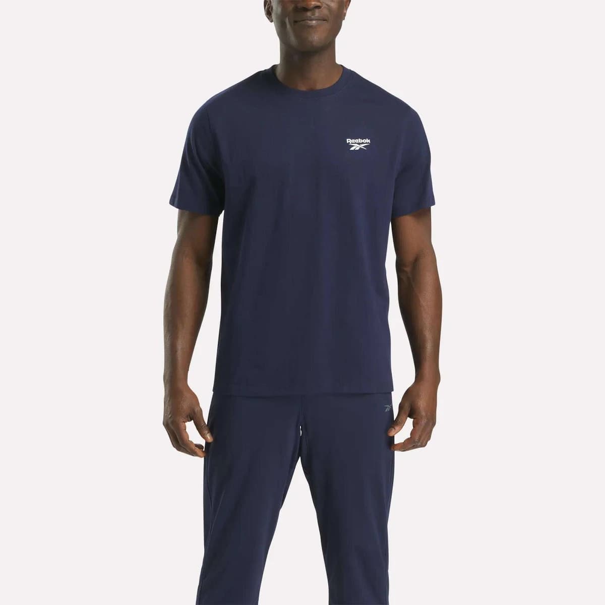Reebok Men's Small Logo Crewneck Short Sleeve T-Shirt