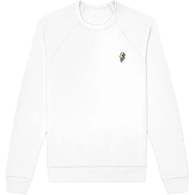 Dalix Men's Lightning Embroidered Fleece Sweatshirt