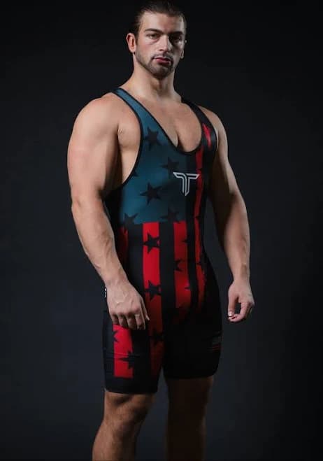 Stars & Stripes Wrestling Singlet