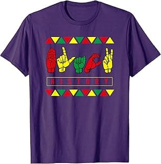 Sign Language Black History T-Shirt