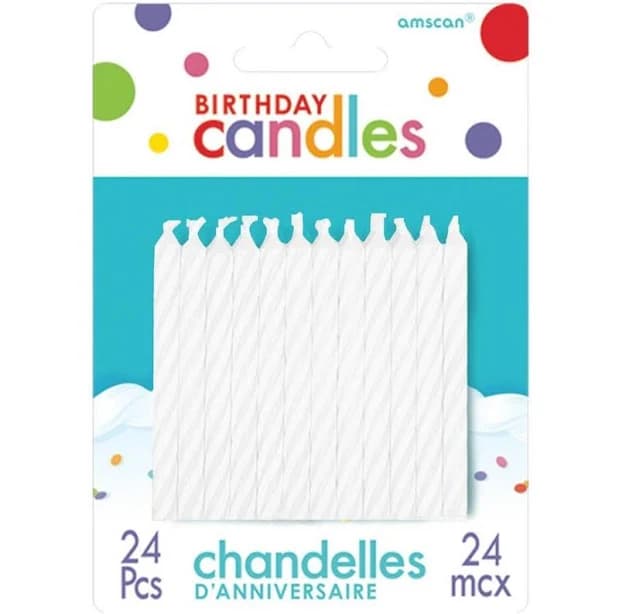 Amscan Candy Stripe Birthday Candles