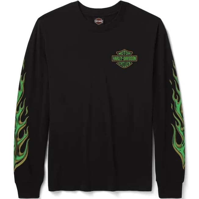 Harley-Davidson H-D Skully McGee Long Sleeve Tee Shirt