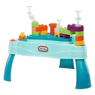 Little Tikes Build and Splash Deluxe Water Table with Block Set