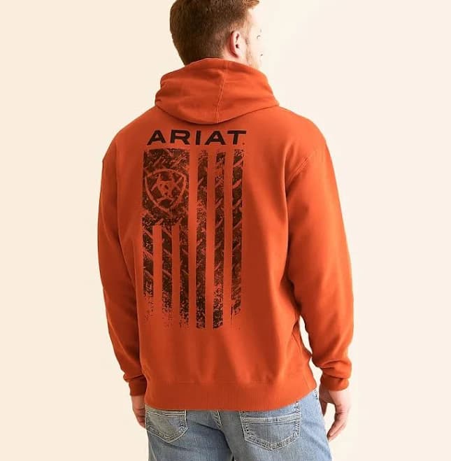 mens Rebar Lightweight Logo Hoodie