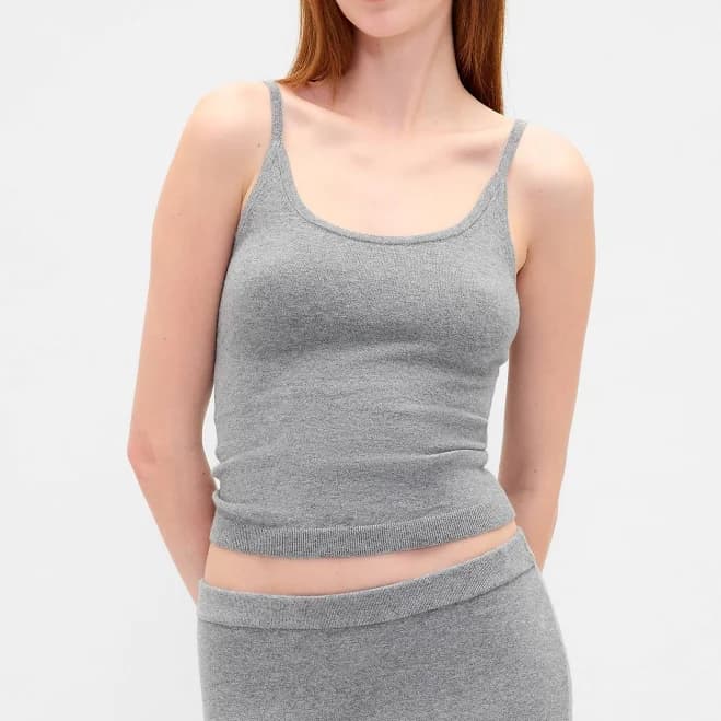 Gap Women's Cashsoft Stretch Crop Tank Top