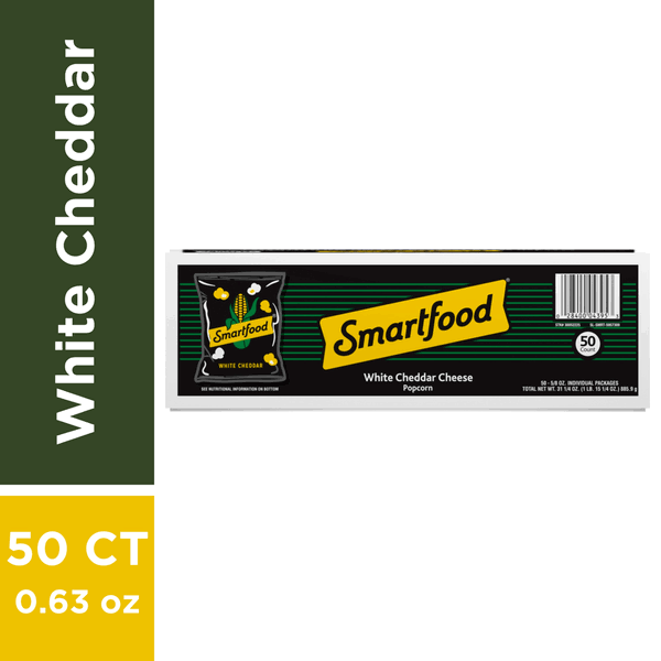 Smartfood Flavored Popcorn, White Cheddar