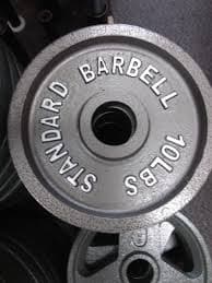 Olympic Plate 10lb Exercise & Fitness / Olympic Plates & Sets