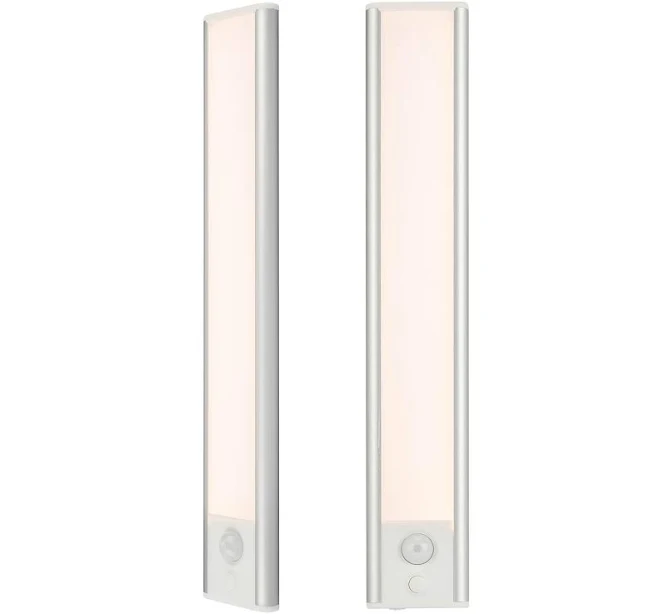 Energizer 9.5" Motion Sensing Magnetic LED Rechargeable Light Bar (2 Pack)