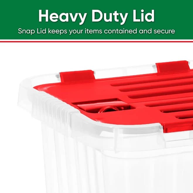 Superio 26 L Deep Storage Container with Hinged Lid