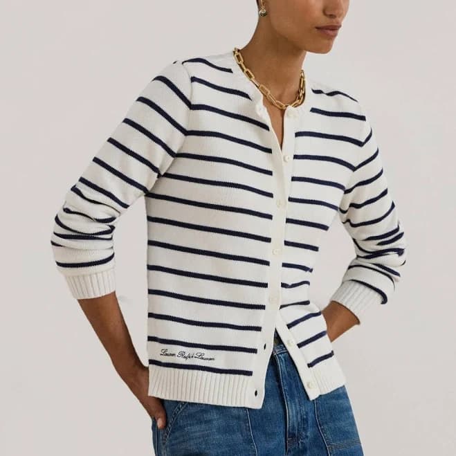 Lauren Women's Ralph Lauren Striped Cardigan