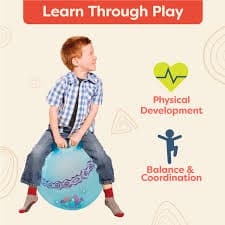 B. toys – Hop n' Glow – Light-Up Bouncy Ball with Handle - Hopper Ball for Kids 3 years+ (Air Pump Included): Buy Online at Best Price in Egypt - Souq is now Amazon.eg