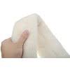 Allegra K Women's Leopard Ribbons Faux Fur Winter Wrap Collar Plush Neck Scarves Warmer White : Target