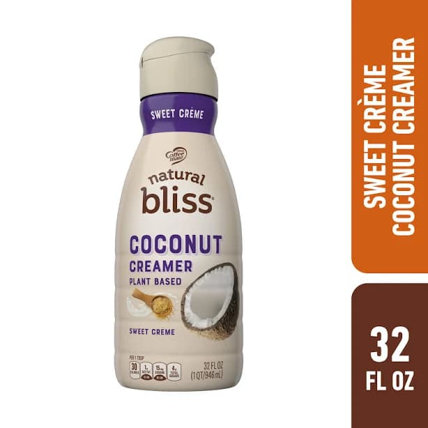 Coffee Mate Natural Bliss Plant Based Sweet Creme Coconut Coffee Creamer